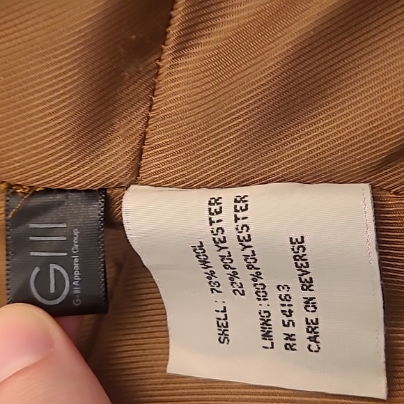 Kenneth Cole Wool Blend Single Breasted Lined Jacket - Picture 13 of 17